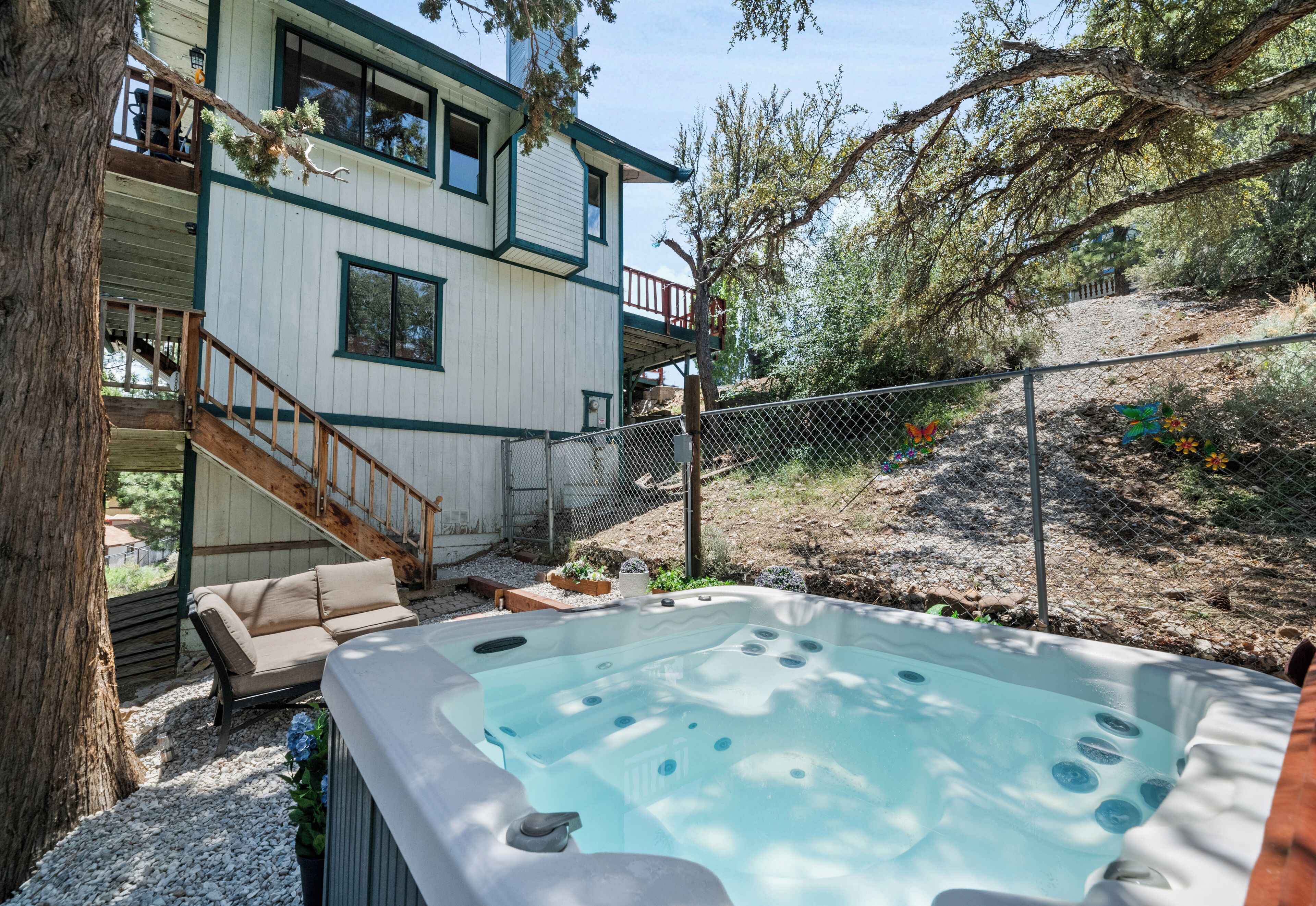 Idromassaggio all'aperto