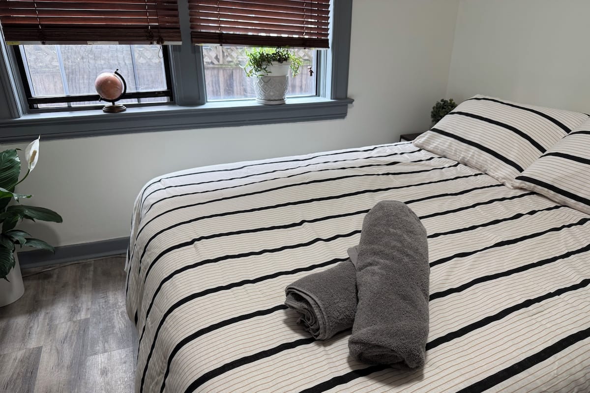 Premium bedding, free WiFi, bed sheets