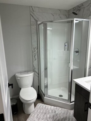 Towels, soap, toilet paper