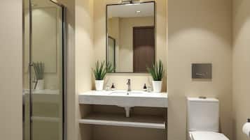 Free toiletries, hair dryer, towels, soap