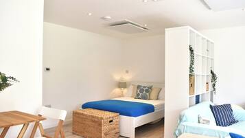 1 bedroom, travel crib, free WiFi, bed sheets