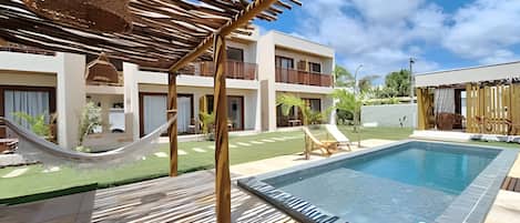 Indoor pool, outdoor pool