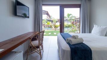 Habitación doble | Escritorio, espacio para trabajar con laptop y wifi gratis