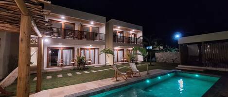 Quadruple Room | Pool | Indoor pool, outdoor pool
