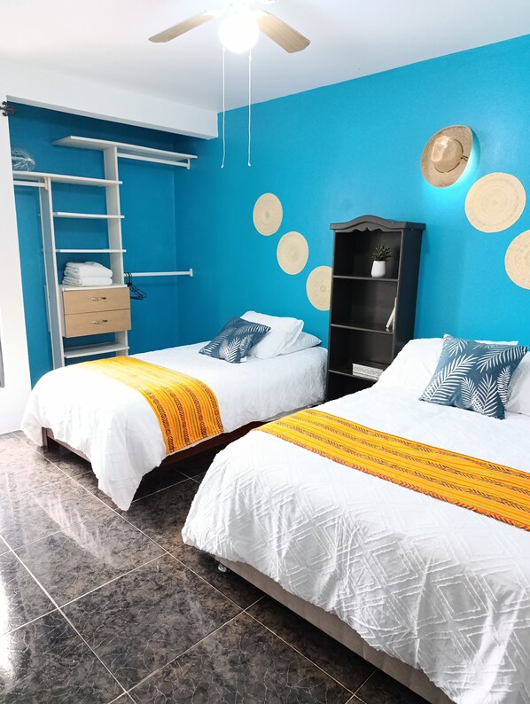 2 bedrooms, iron/ironing board, free WiFi, bed sheets