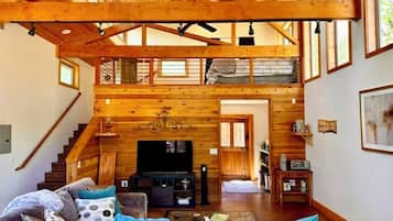 TV connectée, cheminée