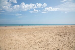 On the beach
