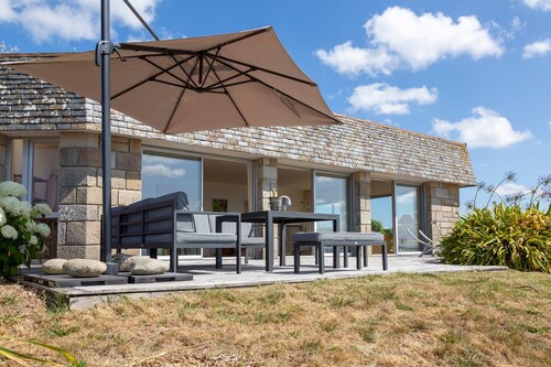 Large contemporary villa, right on the water...