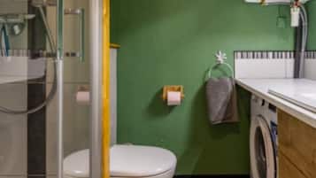 Douche, sĂšche-cheveux