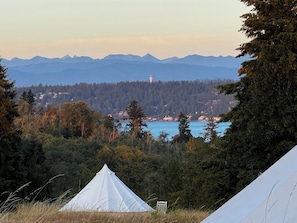 Blick von der Unterkunft