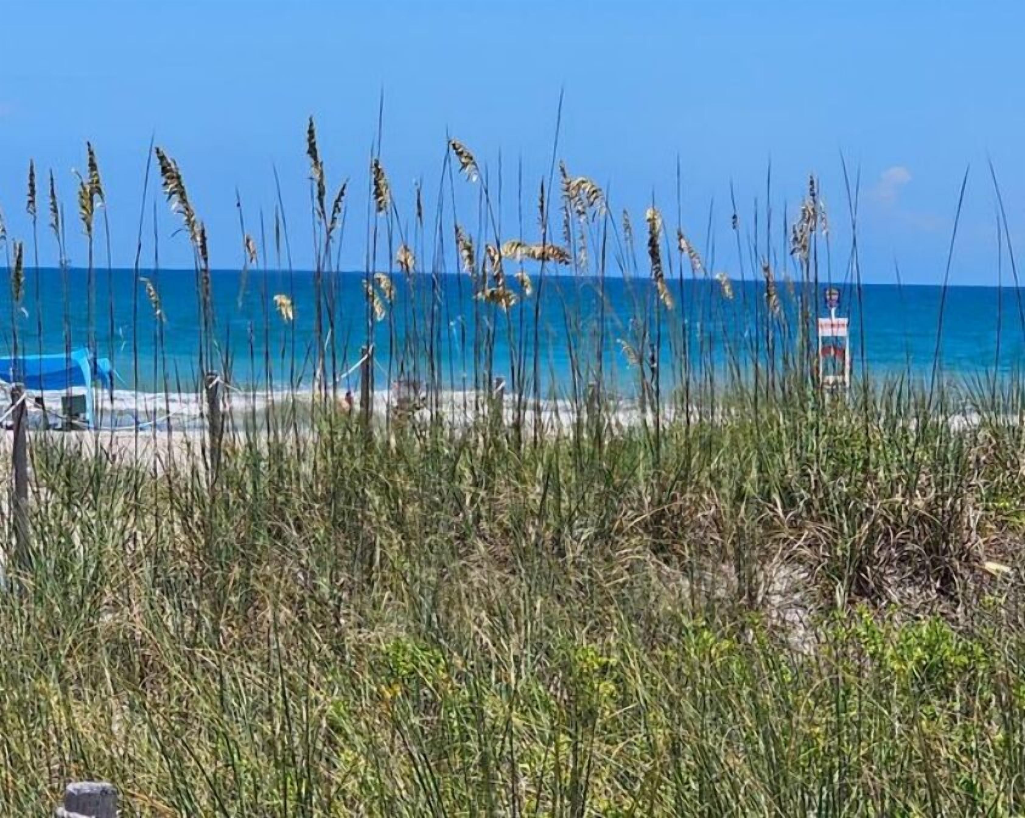 In Strandnähe, Liegestühle, Strandtücher