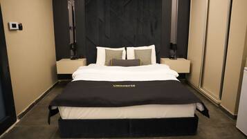 Monolocale Basic | Area soggiorno | TV 64 pollici con canali digitali, caminetto