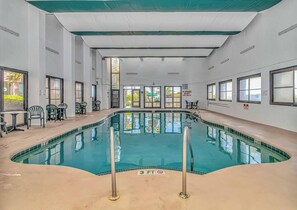 Indoor pool, a heated pool