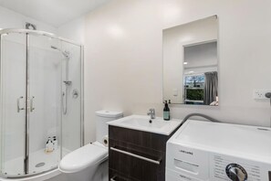 Hair dryer, towels