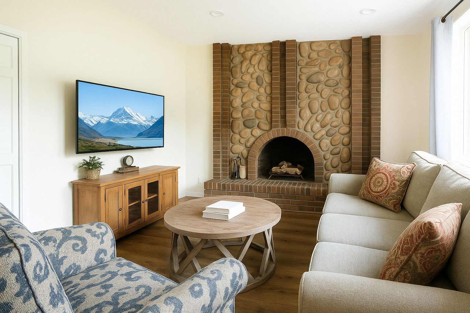 TV connectée, lecteur de DVD, livres, vidéothèque