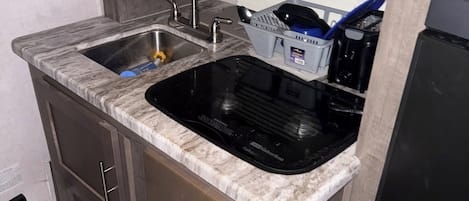 Microwave, oven, stovetop