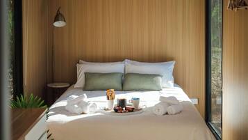 1 makuuhuone, vuodevaatteet