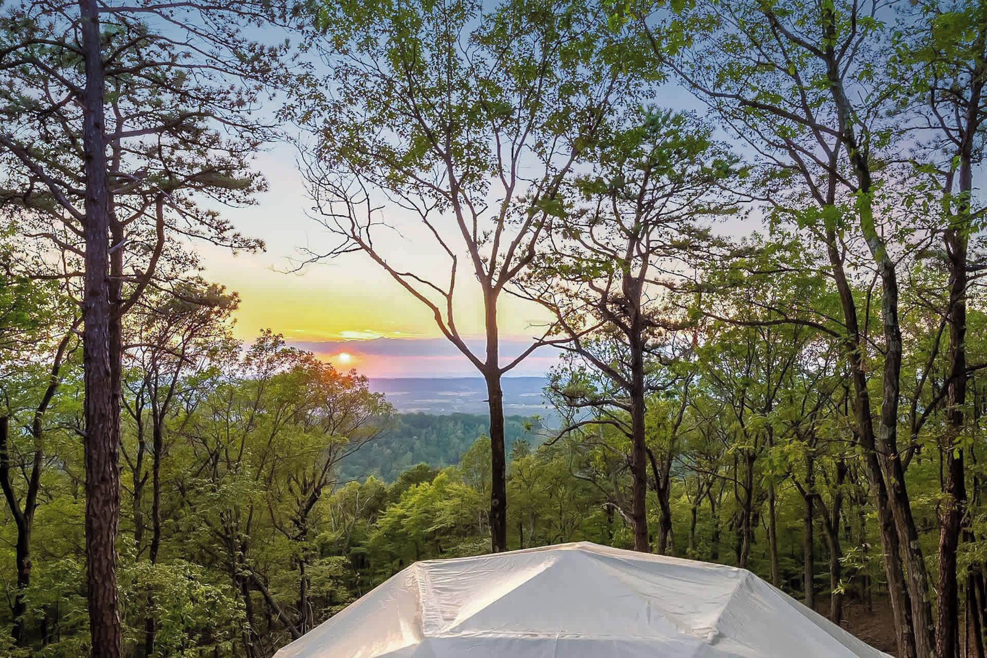 Vue depuis l’hébergement