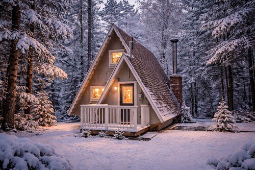 Camp Conway | Hot Tub | A-Frame | Ski Cabin