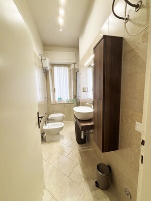 Shower, hair dryer