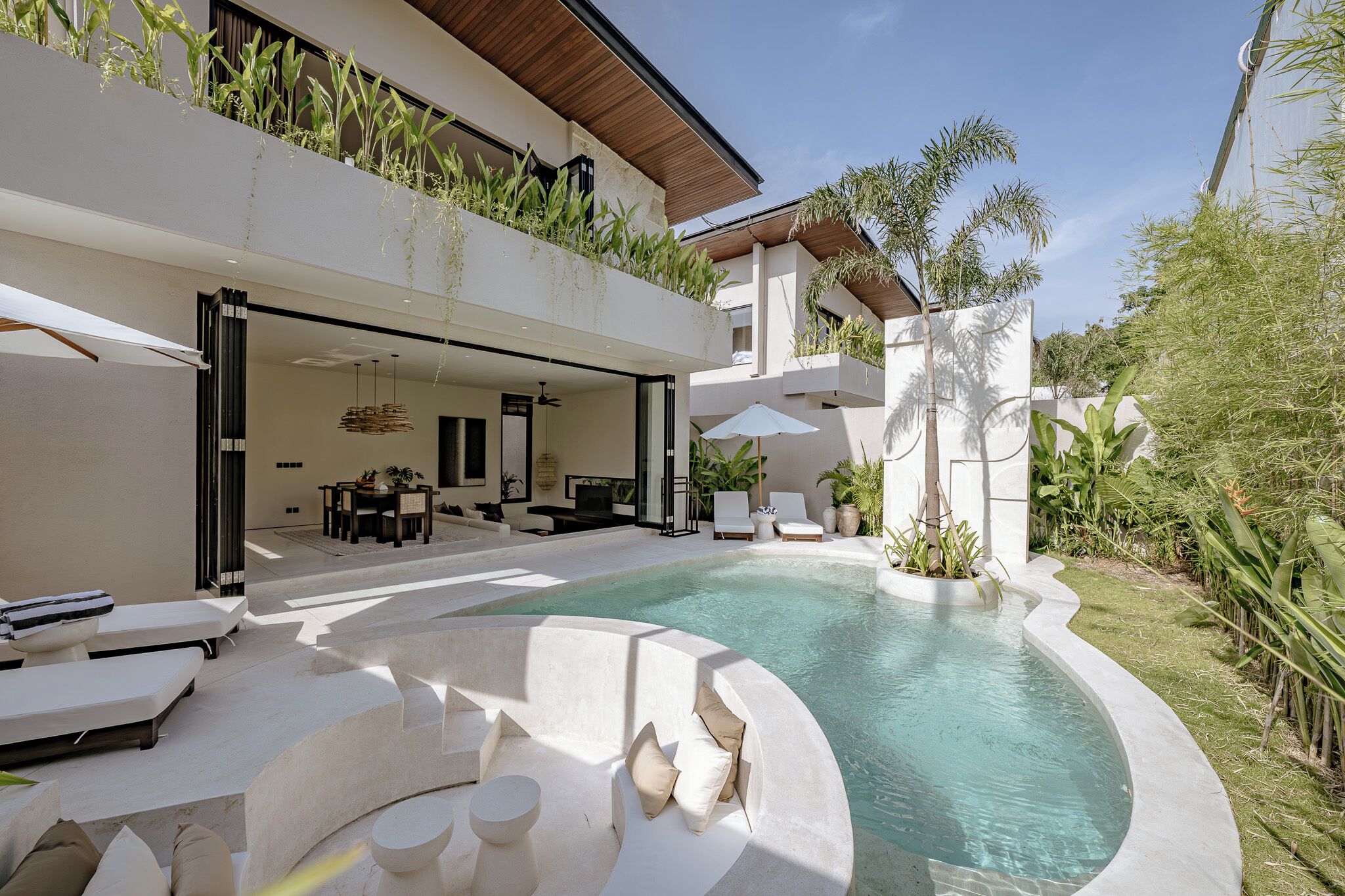 Luxury-Villa, Poolblick | Terrasse/Patio