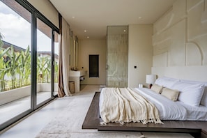 Villa Luxe, vue piscine | Vue de la chambre