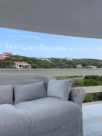 Property grounds. House 30 m from the beautiful beach "La Caletta "