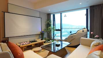 Premium bedding, down duvets, memory-foam beds, minibar