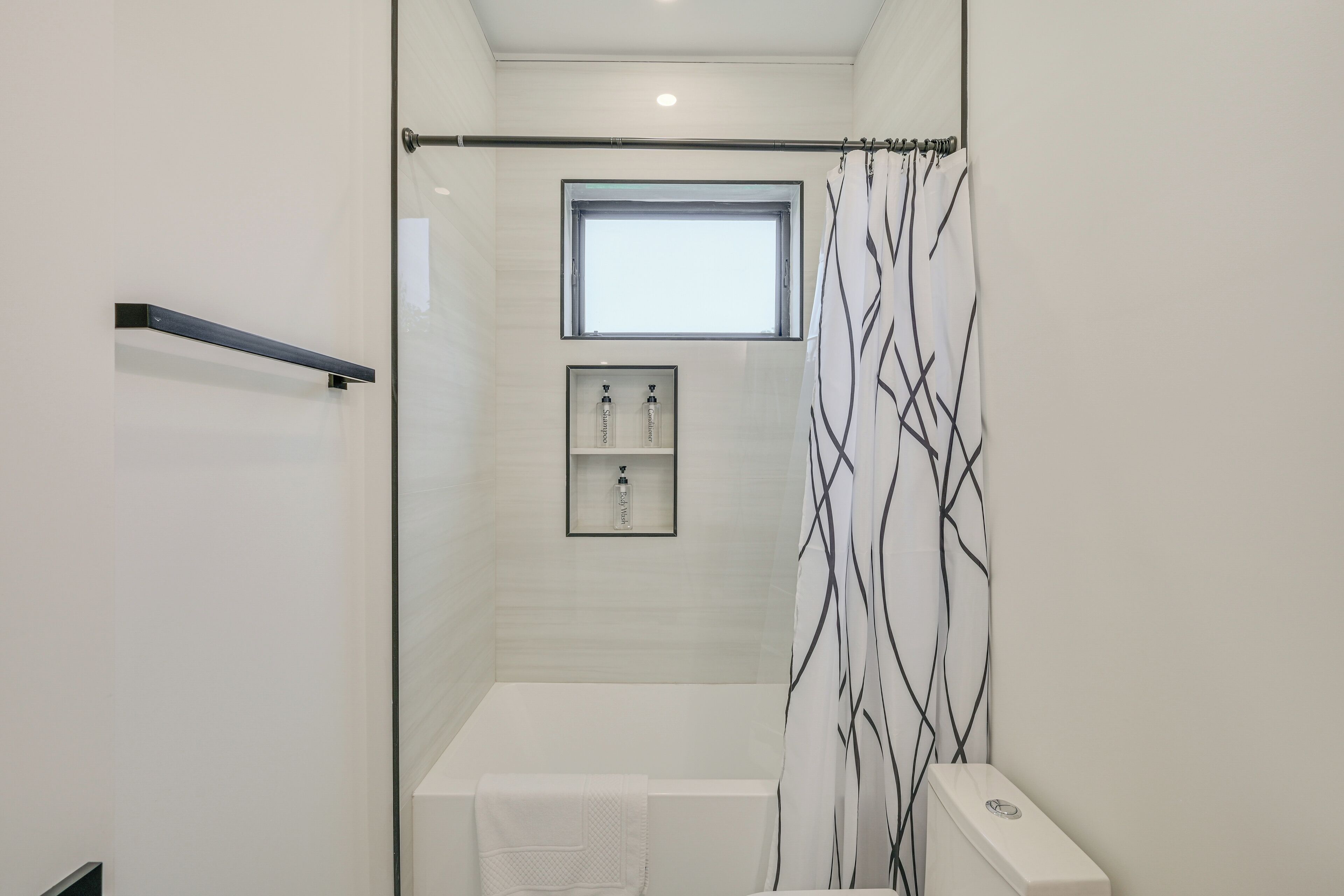 Hair dryer, towels