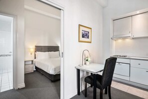 1 bedroom, desk, iron/ironing board, WiFi