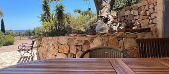Apartment Villa Mare San Pietro in Bevangne with sea view, terrace, garden
