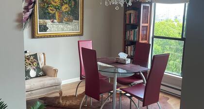 Central location in the city. Close to transportation, mall, pool and more.