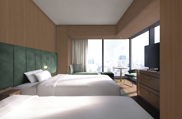 Down duvets, in-room safe, laptop workspace, free WiFi
