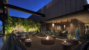 Rooftop bar