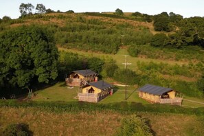 Exterior - Oak Safari Tent, the perfect family and dog friendly glamping site, Devon (Tiverton)