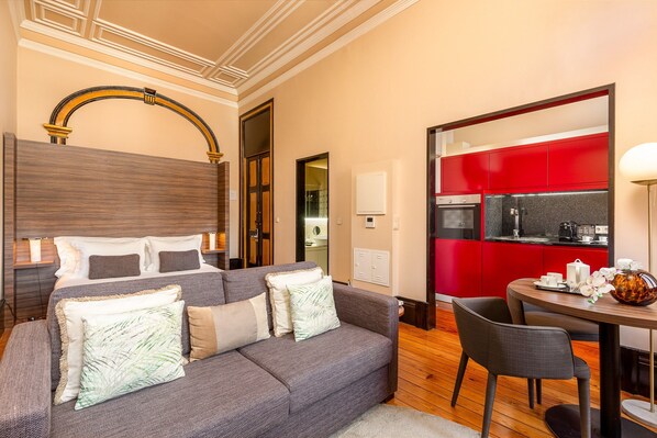 豪華公寓, 1 間臥室 | 客廳