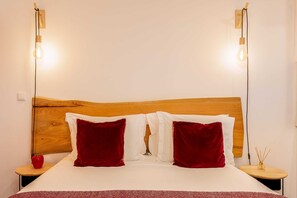 Deluxe-lejlighed - 1 soveværelse | 9 soveværelser, individuel indretning, strygejern/strygebræt