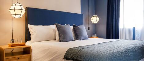 1 غرفة نوم ومكواة/لوح كي وواي فاي مجانًا وملاءات أسرّة