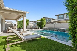 A heated pool - The Hideaway: Desert Days & Pool Nights (Queen Creek)