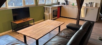 Andrew's motorcycle apartment