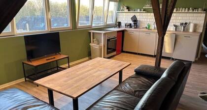 Andrews Motorrad-Wohnung