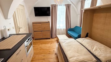 1 habitación, wifi y ropa de cama