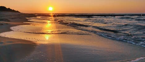 Tæt på stranden