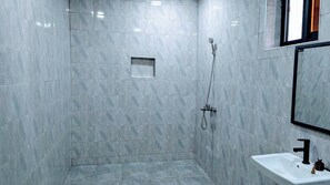 Towels, soap, toilet paper