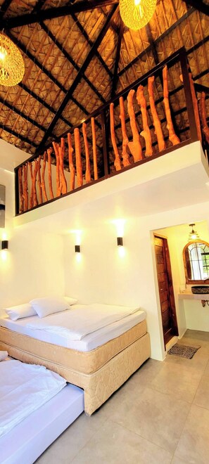 1 bedroom, internet, bed sheets - Modern Bahay Kubo near Tagaytay - Casita Anahaw (Indang)