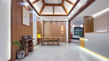 Interior entrance
