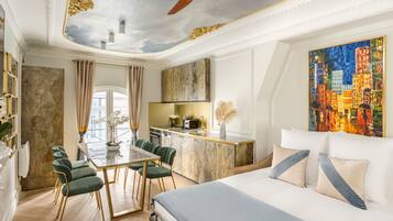 Apartment, City View | Living area | Offices
