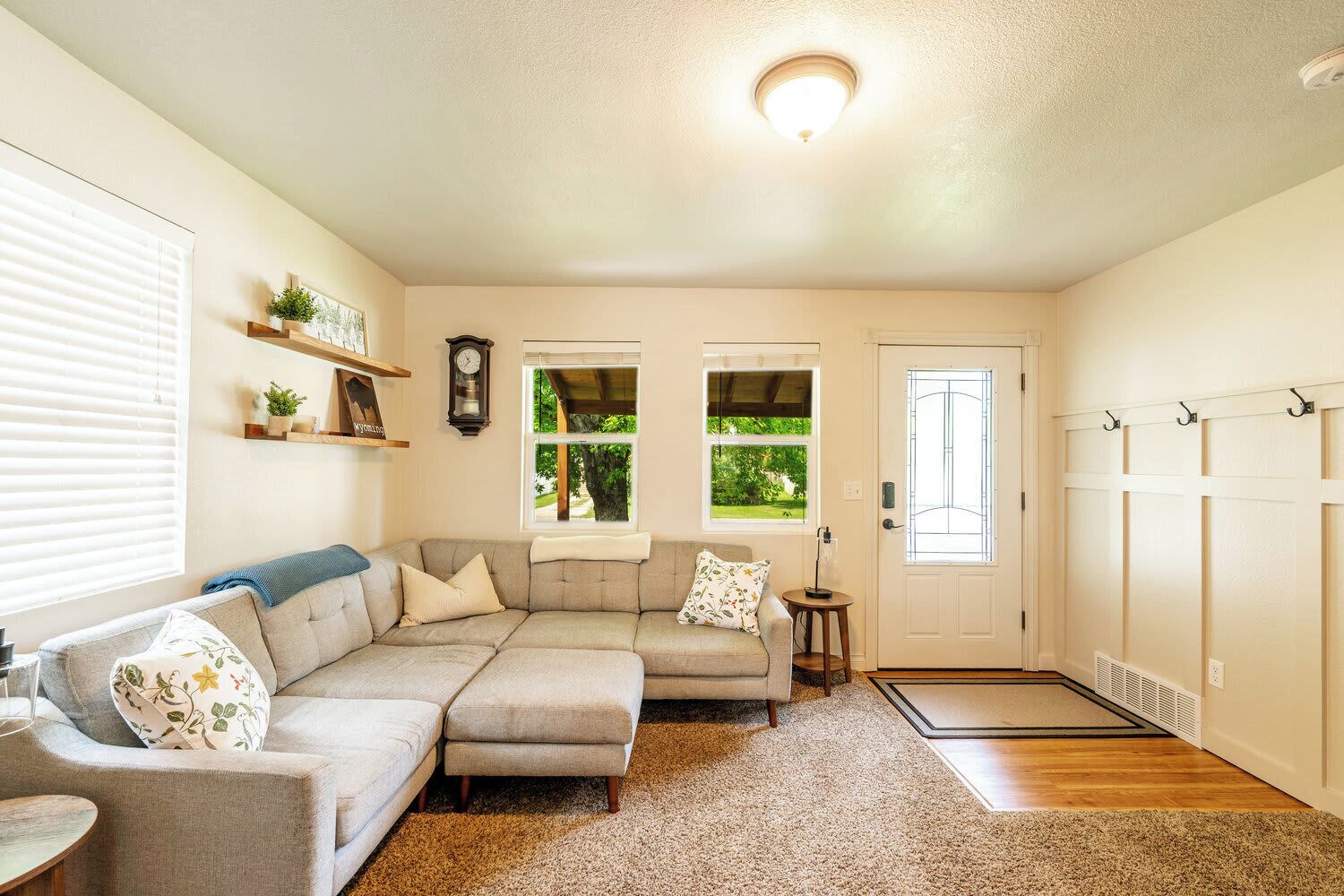 Télévision, cheminée