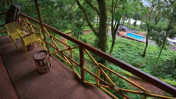 Deluxe Tree House, Balcony, Mountain View | Balcony view