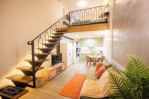 Loft, 1 quarto | Área de estar